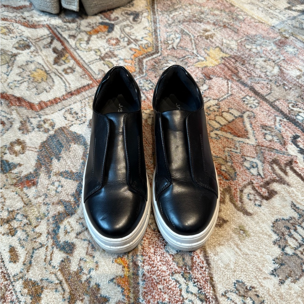 Black Slip-On Women's Shoes